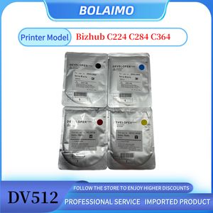 1Set 250G DV512 Developer Powder BizHub C224 C284 C364 Developer Poeder Kleur Kopieerapparaat compatibel voor Konica Minolta