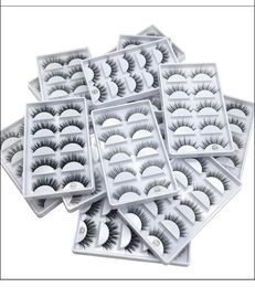 1set 5pais Les cils pour les yeux épais faux cils 5 paires de faux cils 5pais fouss F810 F820 F830 F840 F8507210444