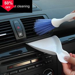 1 ensemble brosse pelle à poussière pour le nettoyage de voiture brosse de détail tableau de bord sortie d'air roue bleu ange brosse voiture carrosserie siège Gap outils de nettoyage