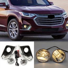 Montage de lumière de lumière de brouillard pour chevrolet Chevy Traverse 2018 2019 2020 Câblage Kit de câblage Headlights Couverture de lampe à brouillard