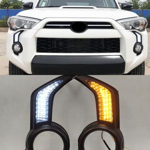 1seLe LED DRL DRL CLAIRE CLAIRE LUMIÈRE Lampe de brouillard pour TOYOTA 4 Runner 4Runner 2014 2015 2016 2017 2018 2019 2020 2021