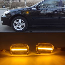 1SET LED Marqueur latéral Dynamique Turn Signal Signal Feux de Toyota Corolla Rav4 Prius Yaris Camry Vios Hilux Allex AVENSIS CELICA SUPRAPA MK4