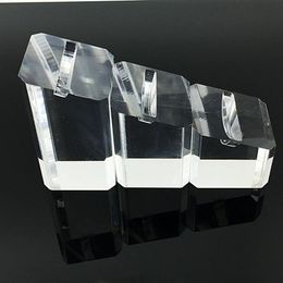 Présentoir de bagues en acrylique, ensemble de 3 tailles, présentoir de bijoux transparent p0743030, 1 lot