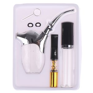 1 ensemble Portable Mini narguilé Shisha tabac fumer tuyaux acrylique populaire bouteille tuyau d'eau cadeau de santé métal Tube filtre