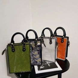 1set sac fourre-tout portable Sac en papier à la main Accessoires de sac en PVC pour les sacs à main DIY Sacs à bandoulière Luxury Design 240426