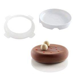 1 set ronde Eclipse siliconen cakevorm voor mousses ijs chiffon bakvorm decoreren accessoires bakvormen gereedschap