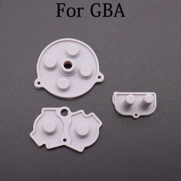 Botones conductores de goma de 1Set A B D Pad para Gameboy Classic GB GBA GBC GBP GBA SP NGC Silicone Start Select Kypad Repair Parts