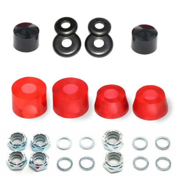 1set Universal Skateboard Bushings Laveuses PU 3,25 pouces Longboard Absorbeur de camion Absorbeur Kit accessoire de skateboard extérieur