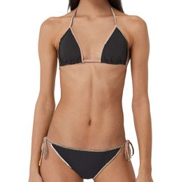 1set damesontwerper Bikinis Rhinestone Swimsuit Huiskleding Ander textiel sexy backless dames badmode badkleding van hoge kwaliteit snelle verzending 43