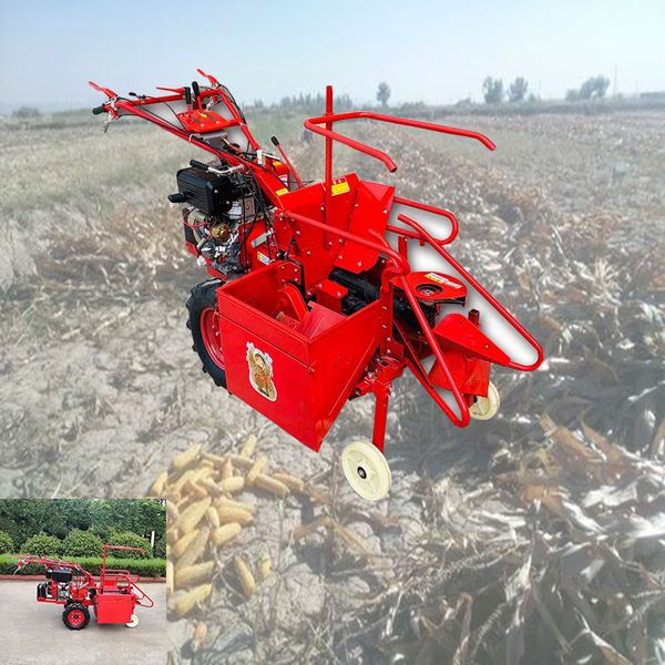 1Small Scale Combine Agriculture Home Use Maïs Harvester Small Single Row Corn/Small Corn Harvester à vendre