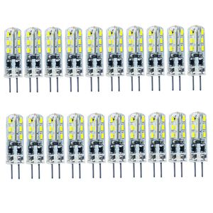 1W 20 stks G4 LED-lamp DC 12V Bulb SMD 3014 Witte Licht 360 Graden Hoek Spotlight