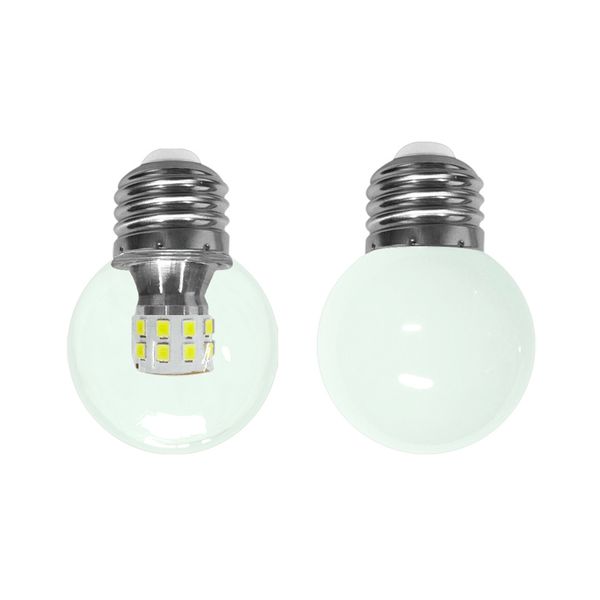 Ampoules LED 1W G45 2W E26 E27 Blanc doux 3000K Ampoule à économie d'énergie à intensité variable 3 couleurs 7 watts Petit éclairage de nuit LED Halloween Chambre Décoration de vacances USALIGHT