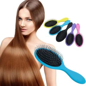 1 Wet Dry Hair Brush Hair Detangler Brush Peigne de massage avec airbags Peignes pour cheveux mouillés Brosse de douche 60pcs