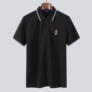 Vente en gros 2200 Été Nouveaux Polos Chemises à manches courtes pour hommes européens et américains CasualColorblock Coton Grande Taille T-shirts de mode brodés S-2XL
