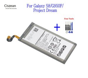 1x 3000mAH 3.85VDC EB-BG950ABE vervangende batterij voor Samsung Galaxy S8 G950 G950F G950A G950T G955S G950P G950U + Reparatiegereedschap Kit