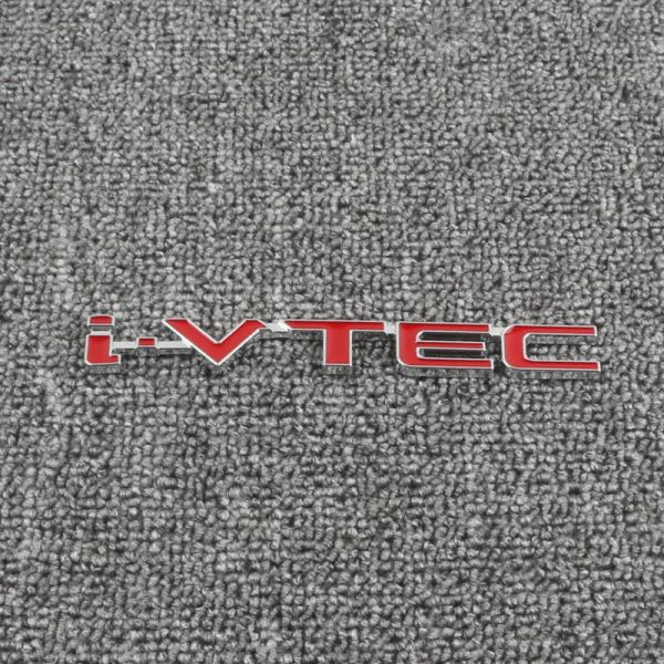 1x 3D VTEC IVTEC Metal Emblem Emblem Badge Decals Car Autocollant pour Honda CB400 I-VTEC VFR800 CB750 Civic Accord Odyssey Spirior CRV SUV