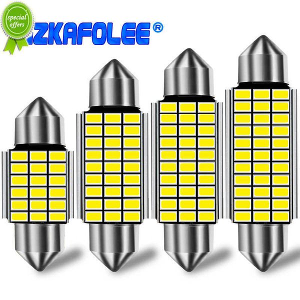 1x C10W C5W LED Canbus Festoon 31 mm 36 mm 39 mm 42 mm pour la voiture de lecture intérieure de lecture de la plaque d'immatriculation légère de la plaque d'immatriculation blanche