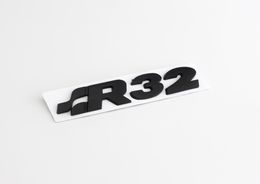 1X Chrome R32 SR32 Correct de tailgate arrière SR32 Badge Emblem Sticker For VW Golf MK4 R328752392
