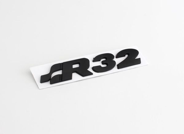 1x Chrome R32 SR32 Correct de hayon arrière SR32 Ajustement d'autocollant pour VW Golf MK4 R322759968