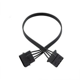 1x computerkabels grote 4 pin mannelijk tot vrouwelijk 4p Ide stroomverlengingskabel 18AWG voor molex connector pc -hardwarekabels adapter