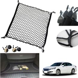 Voor HONDA ACCORD AUTO Auto Voertuig Zwart Achterste Trunk Cargo Bagage Organizer Opslag Nylon Effen Verticale Seat Net