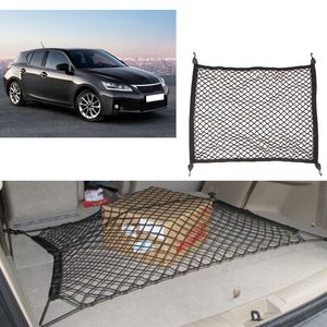 Voor Lexus CT200H Auto Voertuig Zwart Achterstam Cargo Bagage Organizer Opslag Nylon Verticale Seat Effen Net