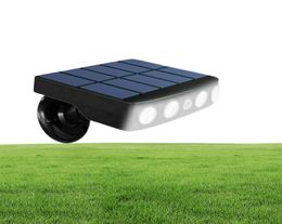1x Luz solar con sensor de movimiento para césped y jardín, lámpara de seguridad para exteriores, iluminación con energía Solar, luces exteriores impermeables, bombilla 4LED W6424953