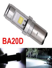 1x H6 BA20D éclairage phare LED lumière BA20D moto feux de croisement COB moto 4762102