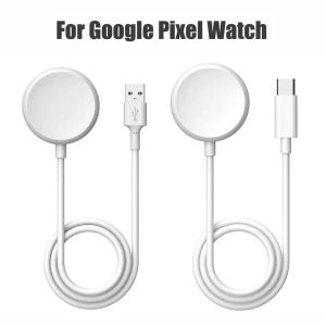 Soporte de cable de carga USB tipo C adaptador de cargador de energía soporte magnético para Google Pixel Watch Cable de carga inalámbrico