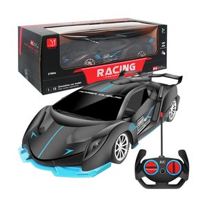 1x18 4WD RC 2.4G série contrôle vitesse rapide course avec lumières pour garçons Rc dérive conduite voiture Eonal jouets 220628