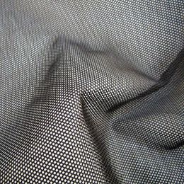 1Yard Nouveau polyester français petit tissu de maillage noir hexagonal