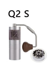 1ZPresso Grinders Q2S 7Core Handmatige Coffee Grinder Mini Portable Mill Heptagonal roestvrijstalen Burr 230321