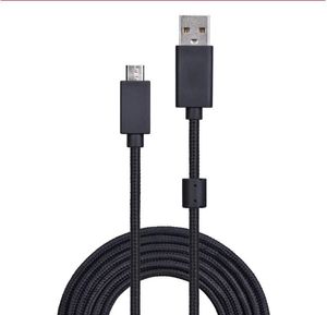 Cable de extensión de Cable trenzado de Audio y carga USB de repuesto de 2,0 M para auriculares para juegos G633 G933 G633S G933S