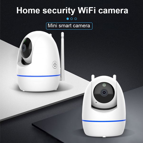 Caméra sans fil Wifi grand Angle 2.0MP caméra de sécurité à domicile intelligente caméras de Surveillance moniteur de caméra WiFi de nuit Full HD