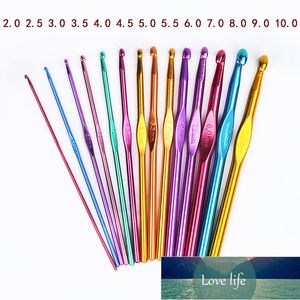 2-10MM Aluminum Crochet Sewing Needle Metal Weave Knitting Hook Needles For Hand Crafts Bag Sweater Accessories Mother Day Gift Factory price expert design Quality