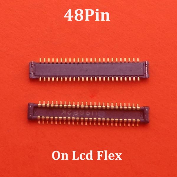 2-10pcs 48 78 PIN LCD Pantalla conector FPC en la placa base para Samsung A23 4G A235 5G A236 A236U A236B Batería USB enchufe de cargador