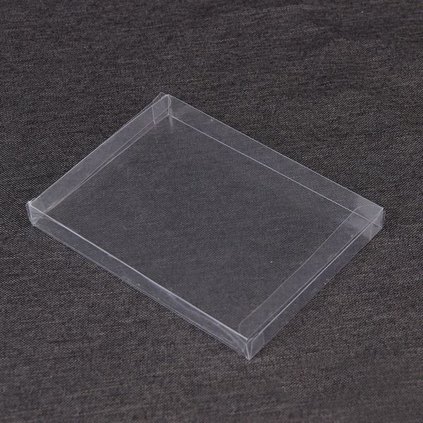 2 * 15 * 21 cm Caja de PVC Rectángulo Caja de presentación de regalo transparente Joyería Artesanía Caja de embalaje Cajas de PVC de plástico transparente QW8827