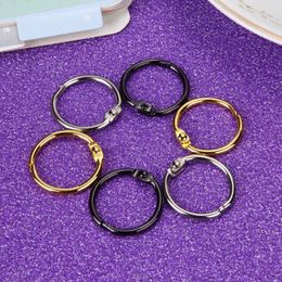 2-15pcs Metal Ring Binder 15 - 93 mm Albums de bricolage Book Book Hoops Opening Office Binding Supplie Photo Album