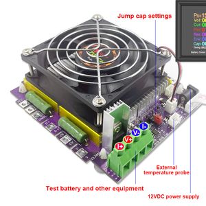 2-200V 150W 23a Contrôle de température intelligent Power Power USB Tester Charge électronique Lithium Battery Capacity Metter