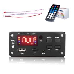 2/25W Amplificateur Bluetooth MP3 Deccoder Audio Board DC 5V 12V USB Alimentation TF FM Radio MP3 Lecteur pour la musique en haut-parleur