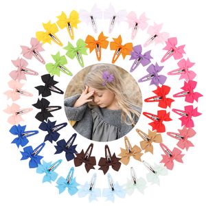 2.2 pouces 20 couleurs Mini petite impression filles pinces à cheveux bébé Clips pour enfants couleur bonbon épingle à cheveux accessoires de cheveux