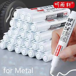 2/3/4/5 stcs voor metalen witte marker Penoly waterdichte plastic gelpen Writing Drawing Graffiti Pen Stationery Notebook