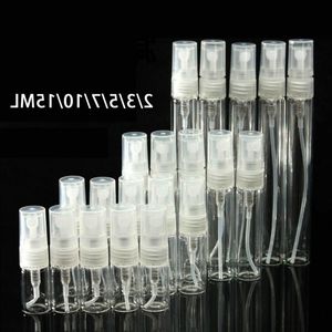 2/3/5/7/10/15 ml Mini Clear Glass Refilleerbare Pump Pomp Spuitfles Verstuiver Lege Cosmetisch monster Geschenkcontainer CIGDC