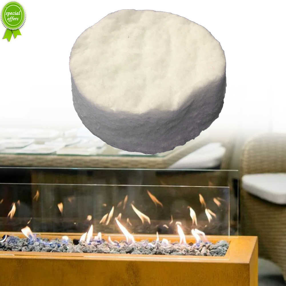 2/3/5 pièces cheminée ronde en céramique éponge en Fiber de céramique couverture laine éponge coton couverture foyer sécurité Bio feu accessoire