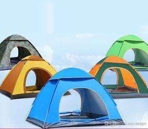 2-3 persoons automatische tent buiten opvouwbare pop-up open tent kamperen wandelen strand reizen uv-bescherming zonnescherm waterdichte tenten WVT0164