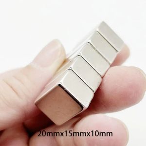 2 ~ 30 stcs 20x15x10mm Neodymium -magneet 20 mm x 15 mm x 10 mm N35 Ndfeb Block Super krachtige sterke permanente magnetische imanes