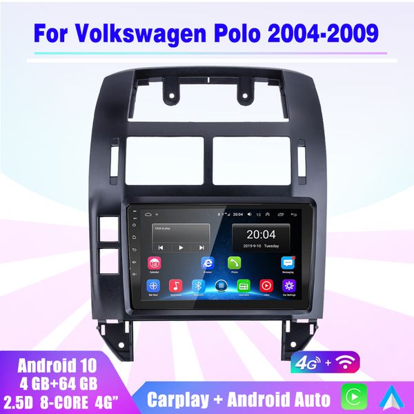 32G Android 10 coche Radio reproductor Multimedia estéreo 2Din Carplay auto sin dvd navegación GPS para VW Volkswagen