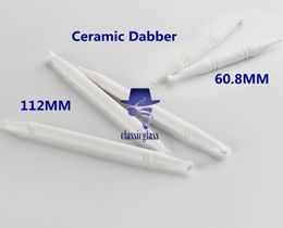 Keramische Dabber Ceramic Nail Lengte 112mm 60mm voor Oil Wax Tools DAB RIGN Mini Rook Tool