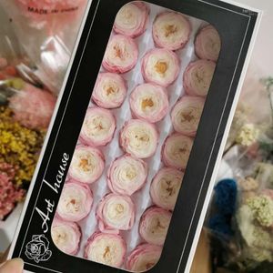 2-3 cm/21 stcs Grade A bewaarde Austin Rose Flower Head Eternal Flowers For Wedding Party Decoration Event Day Gift Box Favor1