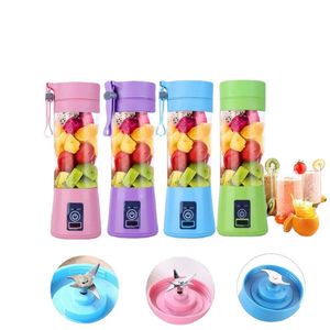 2 4 6 Lame Blender Électrique Fruit Juicer Handheld Smoothie Maker Remuer Mixer USB Rechargeable Mini Robot Culinaire Juice Cup